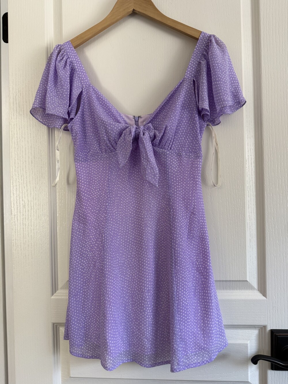 J.O.A. Polka dot mini dress